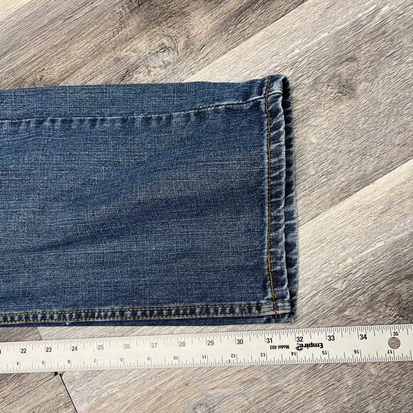 Vintage y2k 2000s Levis 559 Dark Wash Mens 38x32 Relaxed Denim Jeans Red‎ Tab - Picture 10 of 14